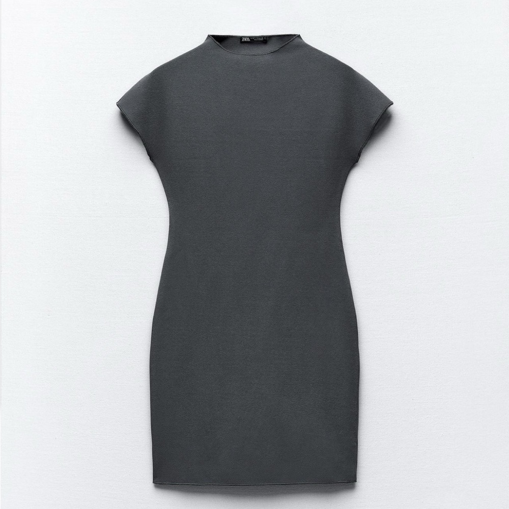 Zara Short Stretch Knit Dress